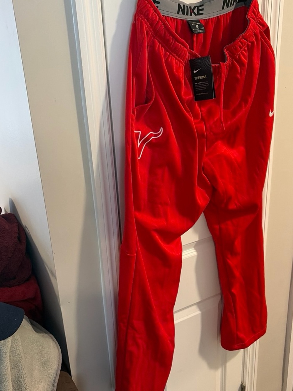 Nike Red Therma Athletic Pants
